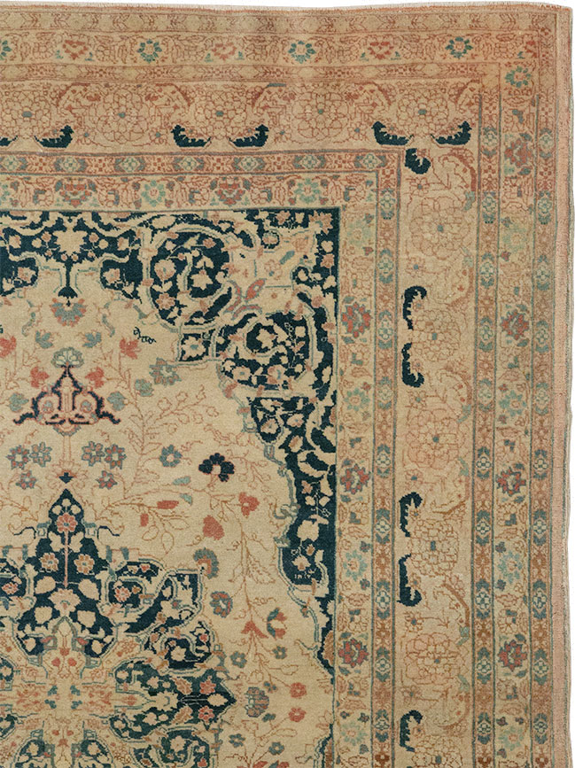 Antique Persian Tabriz Hagi Jalili Rug, No.18474 - Gss
