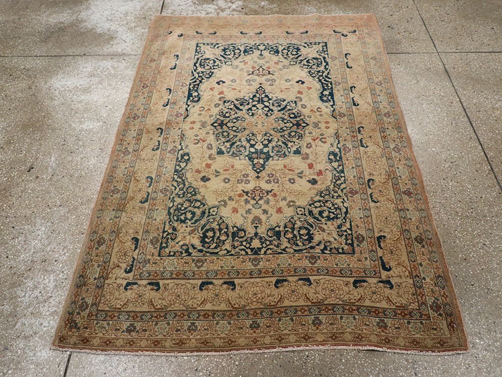 Antique Persian Tabriz Hagi Jalili Rug, No.18474 - Gss