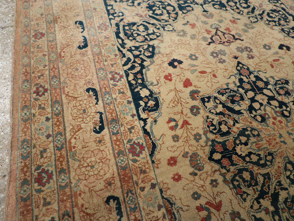 Antique Persian Tabriz Hagi Jalili Rug, No.18474 - Gss