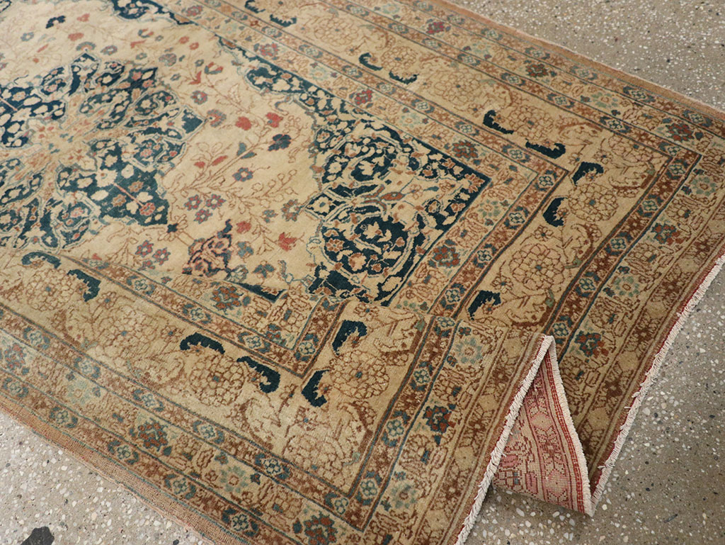 Antique Persian Tabriz Hagi Jalili Rug, No.18474 - Gss