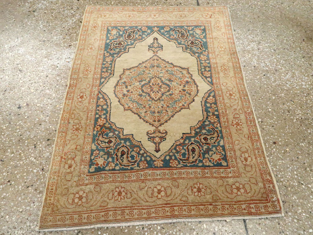 Antique Persian Tabriz Hagi Jalili Rug, No.18481 - Gss