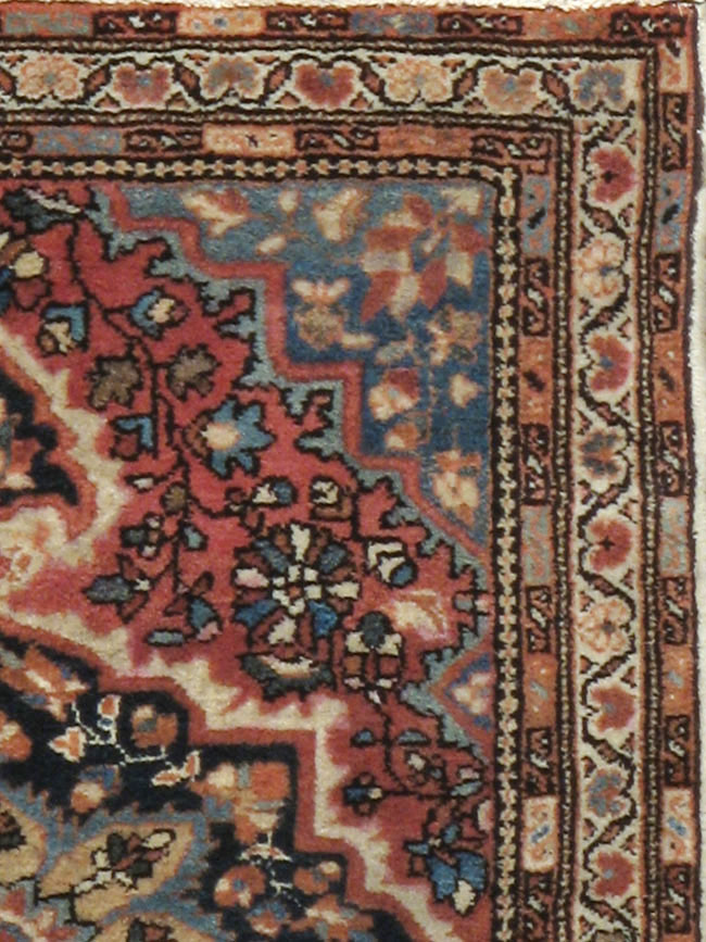 Antique Persian Sarouk Fereghan Rug, No.18482 - Gss