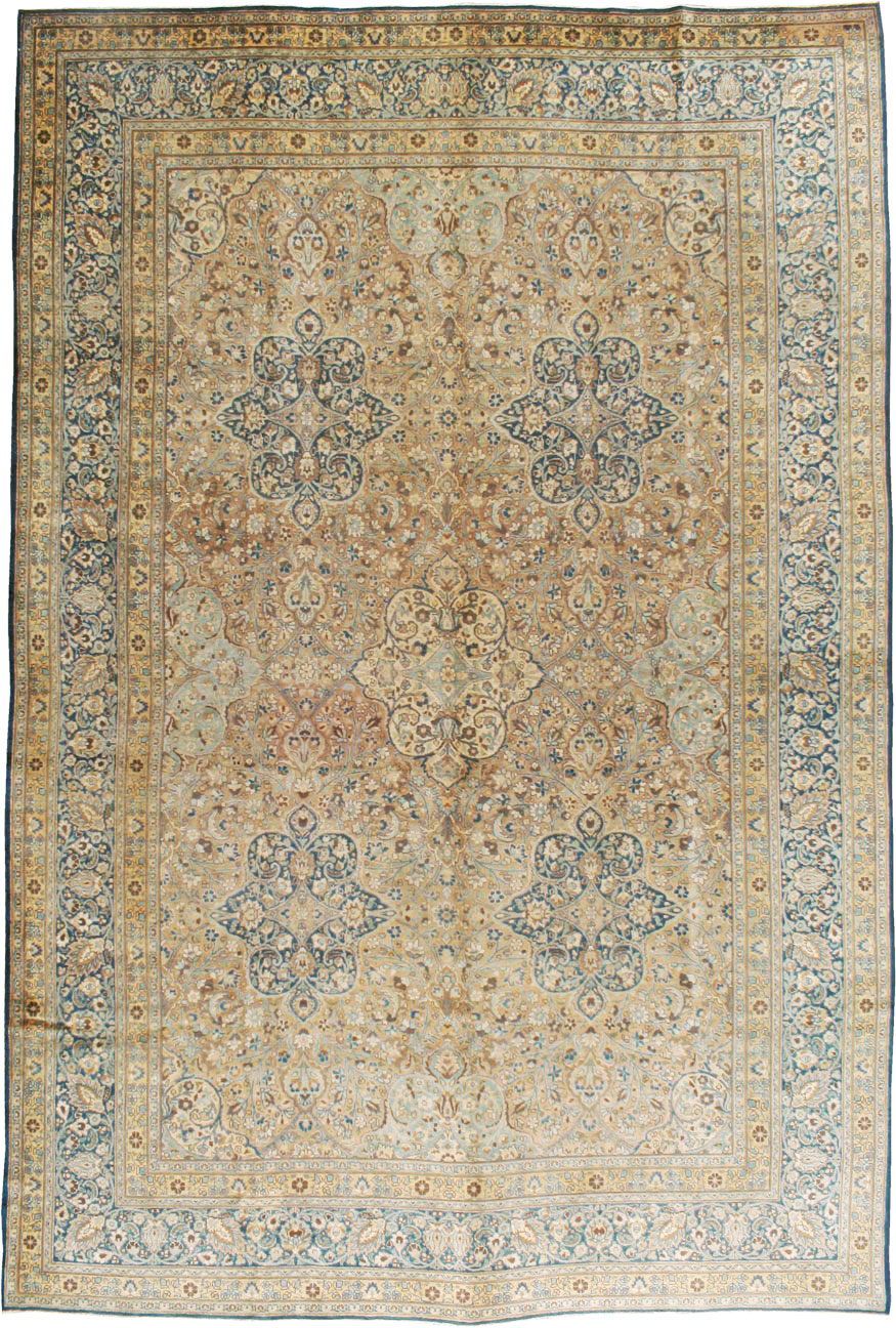 Antique Persian Mashad Carpet, No.18484 - Gss