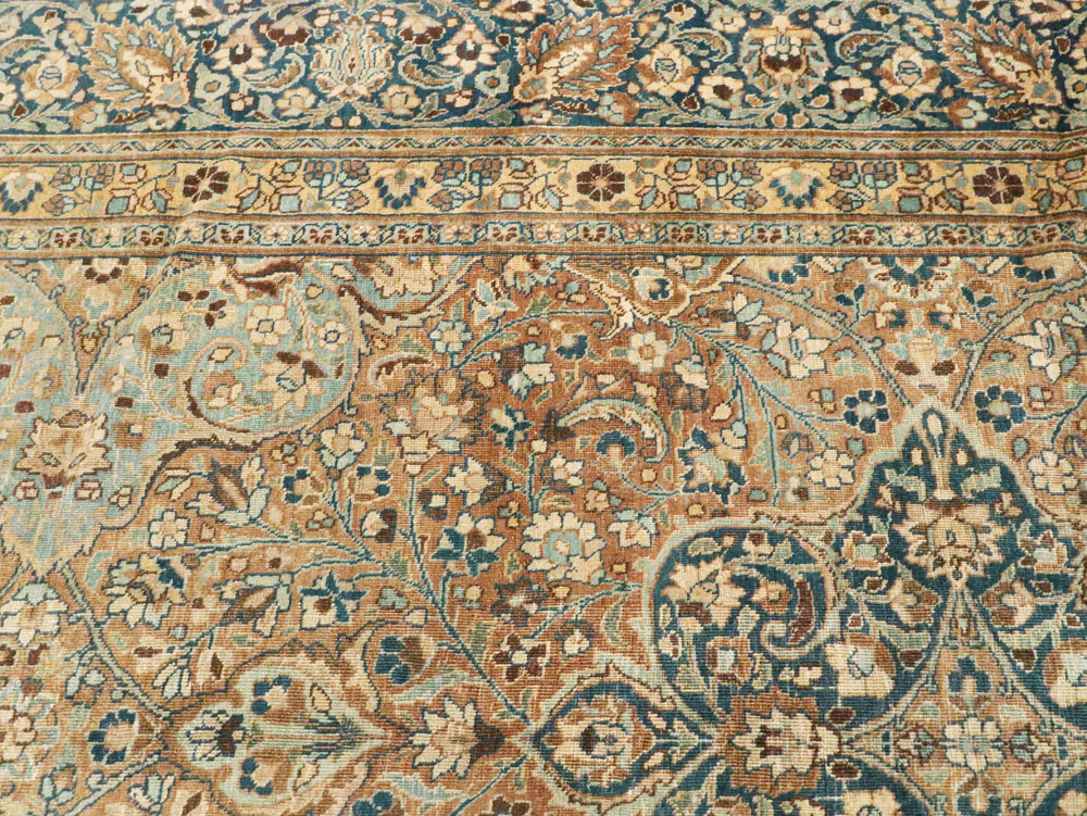 Antique Persian Mashad Carpet, No.18484 - Gss