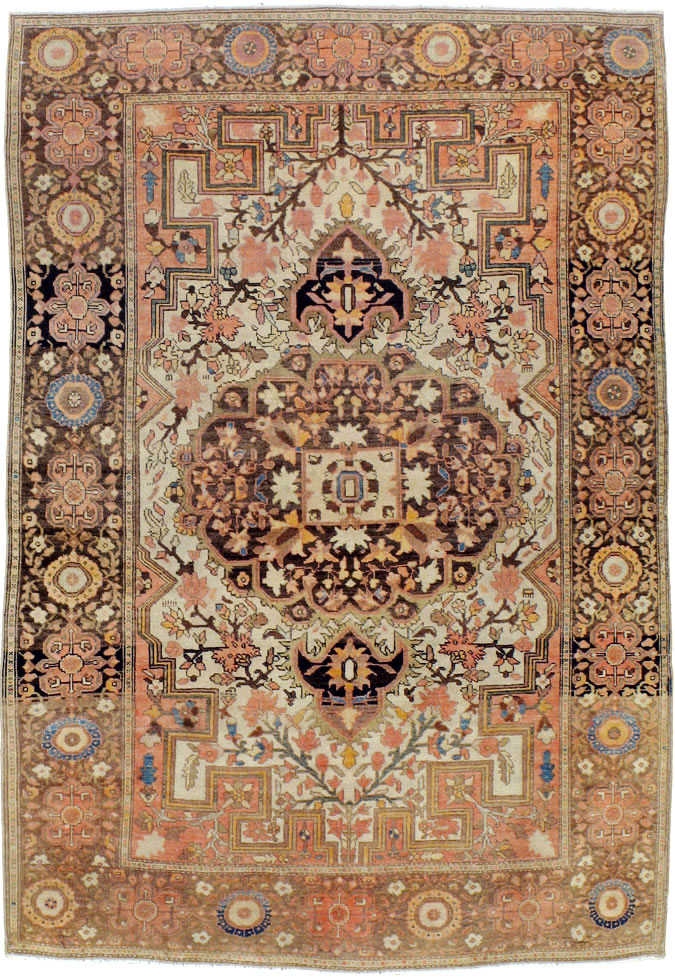 Antique Persian Sarouk Farahan Rug, No.18504 - Gss