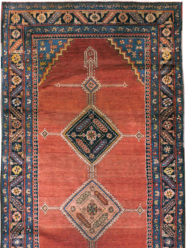 Antique Persian Bakshaish Runner, No.18510 - Gss