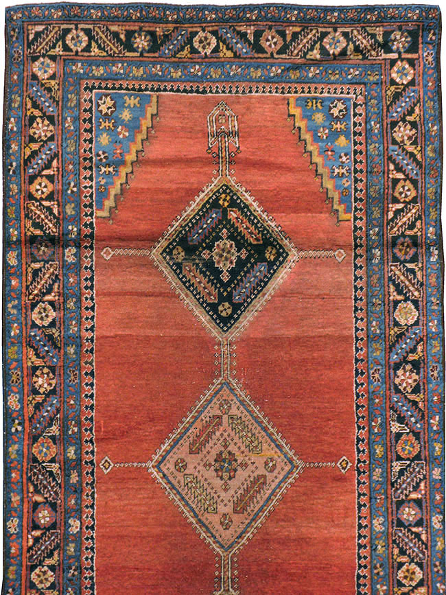 Antique Persian Bakshaish Runner, No.18510 - Gss