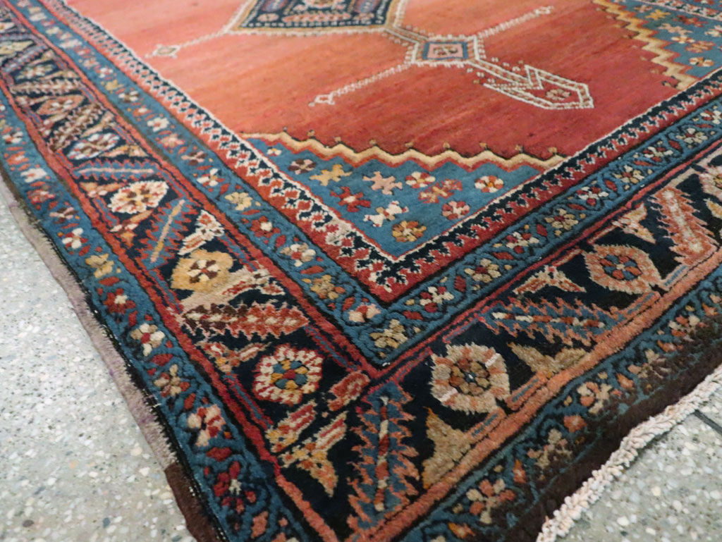 Antique Persian Bakshaish Runner, No.18510 - Gss
