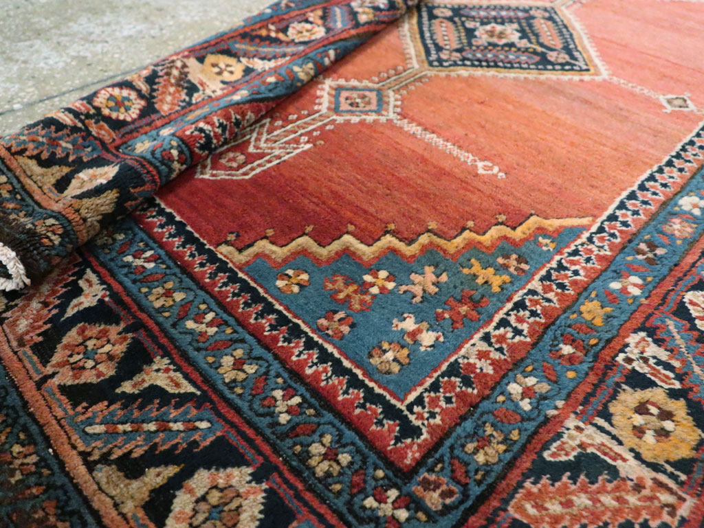 Antique Persian Bakshaish Runner, No.18510 - Gss