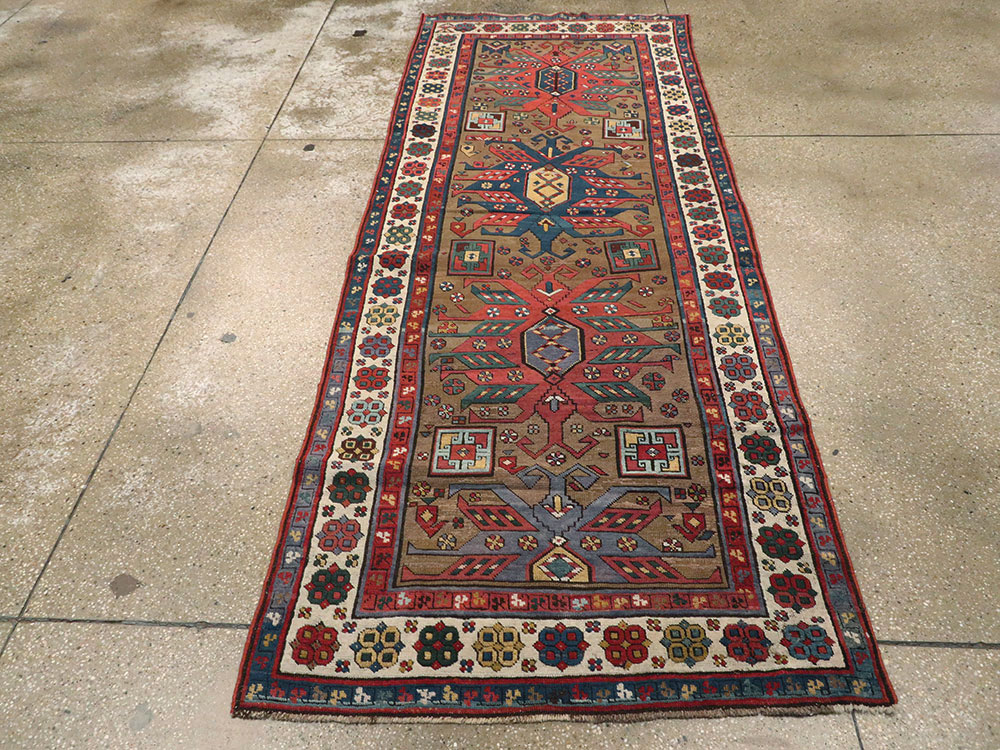 Antique Caucasian Kazak Rug, No.18514 - Gss