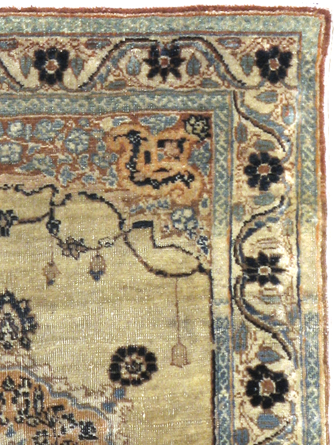 Antique Persian Tabriz Hagi Jalili Rug, No.18516 - Gss