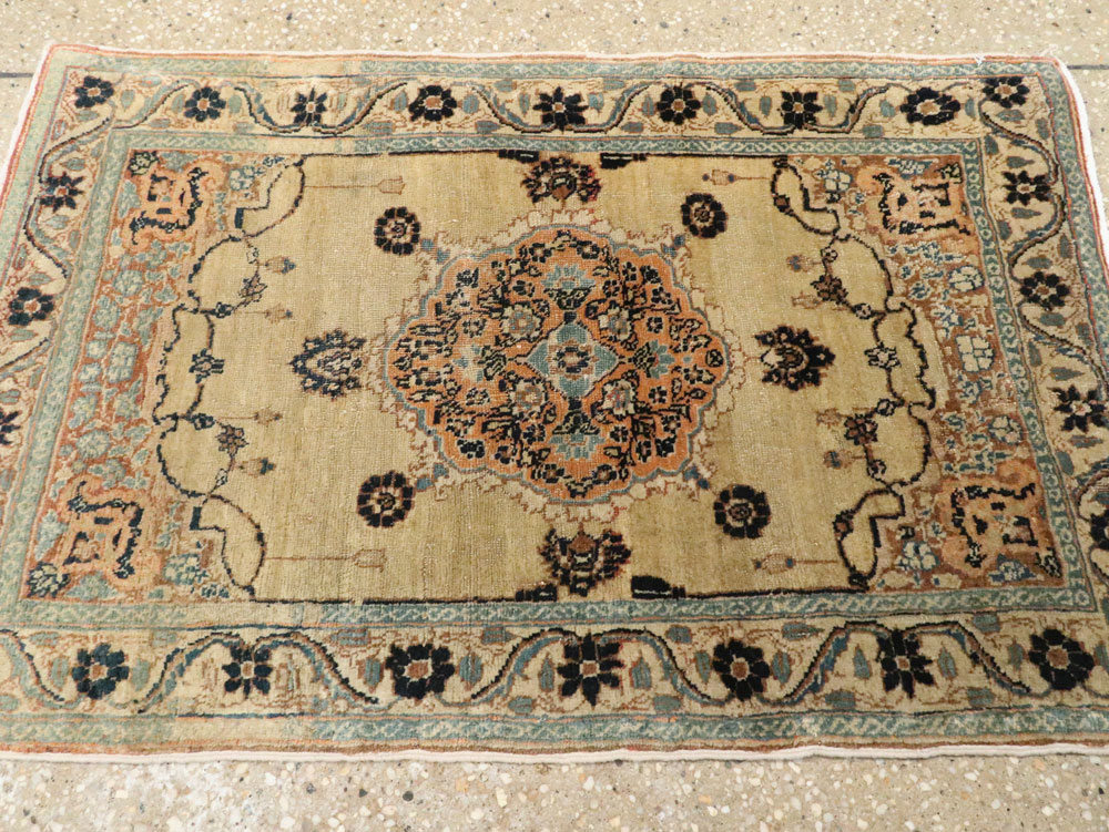 Antique Persian Tabriz Hagi Jalili Rug, No.18516 - Gss