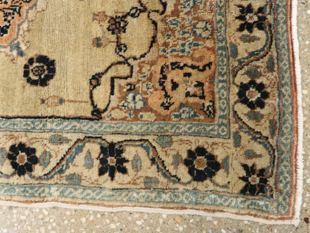 Antique Persian Tabriz Hagi Jalili Rug, No.18516 - Gss