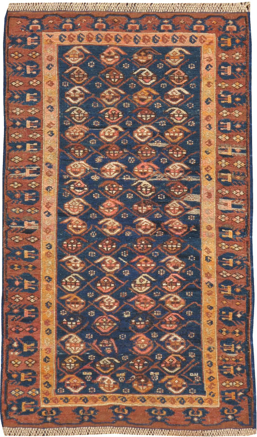 Antique Central Asian Soumak Rug, No.18521 - Gss