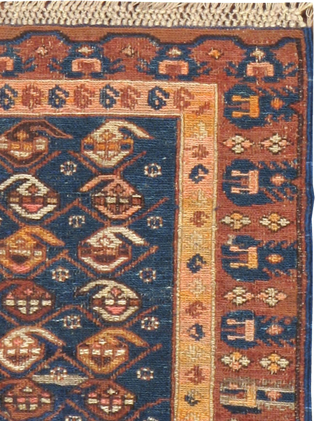 Antique Central Asian Soumak Rug, No.18521 - Gss