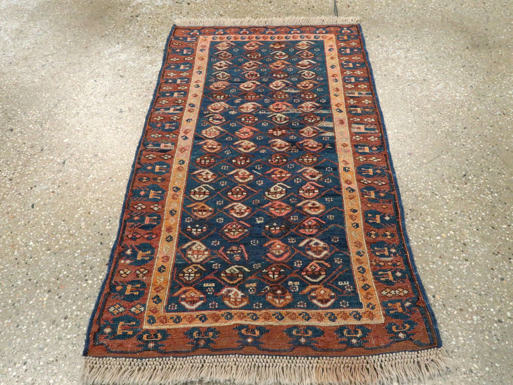 Antique Central Asian Soumak Rug, No.18521 - Gss
