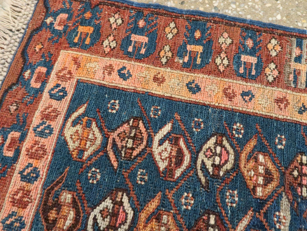 Antique Central Asian Soumak Rug, No.18521 - Gss