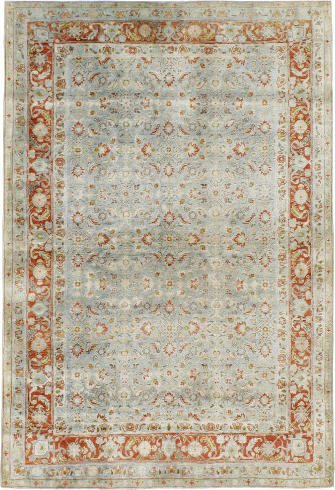 Antique Persian Tabriz Rug, No.18526 - Gss
