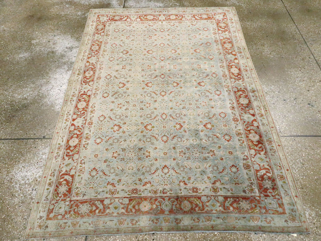 Antique Persian Tabriz Rug, No.18526 - Gss