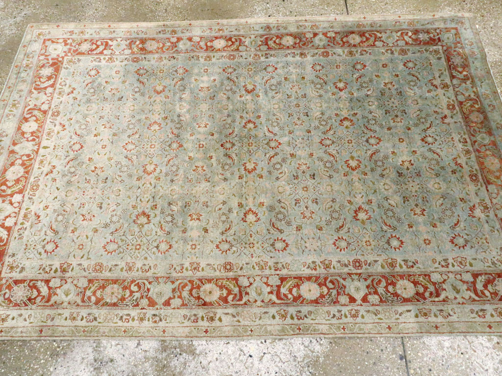 Antique Persian Tabriz Rug, No.18526 - Gss