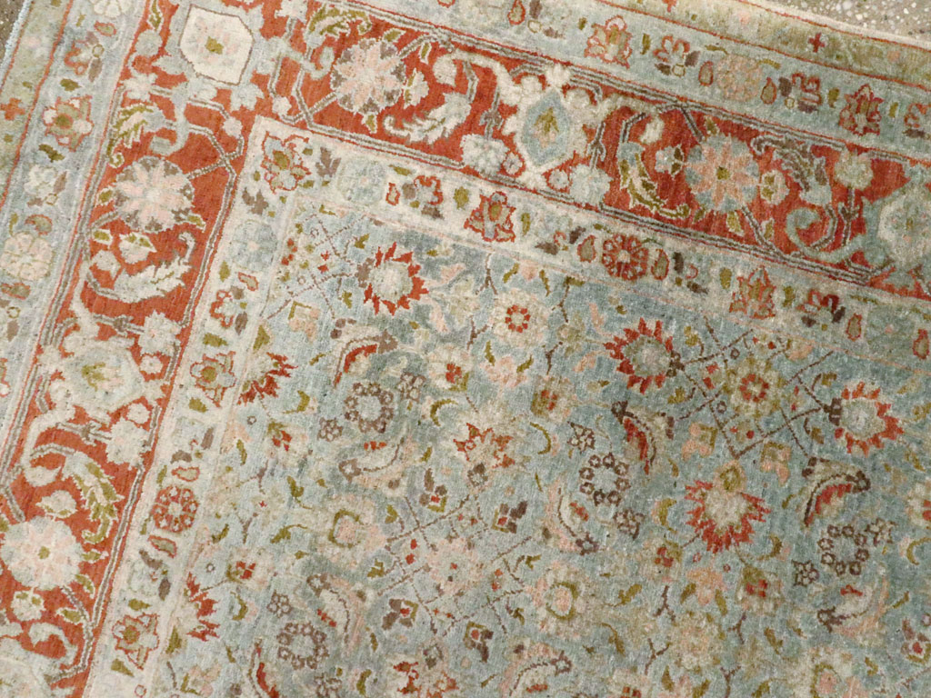 Antique Persian Tabriz Rug, No.18526 - Gss