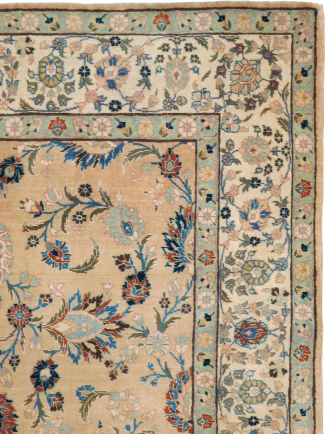Vintage Persian Tabriz Rug, No.18528 - Gss