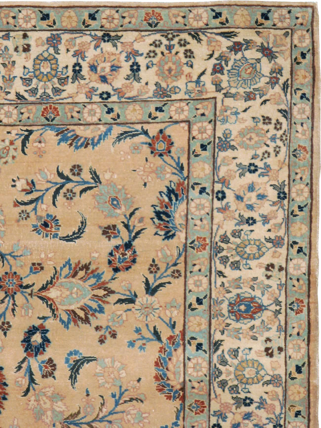 Vintage Persian Tabriz Rug, No.18528 - Gss