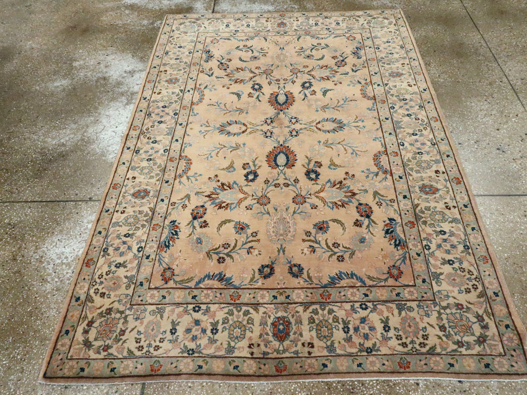 Vintage Persian Tabriz Rug, No.18528 - Gss
