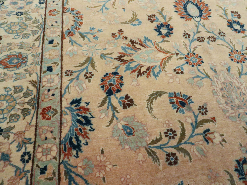 Vintage Persian Tabriz Rug, No.18528 - Gss