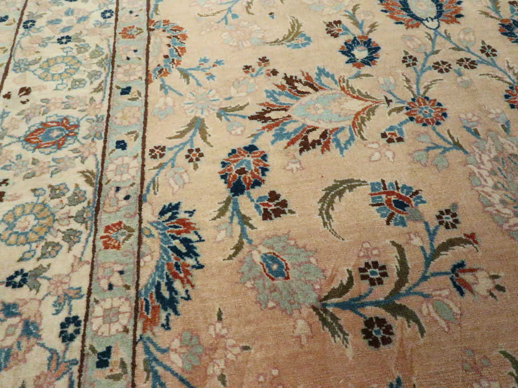 Vintage Persian Tabriz Rug, No.18528 - Gss