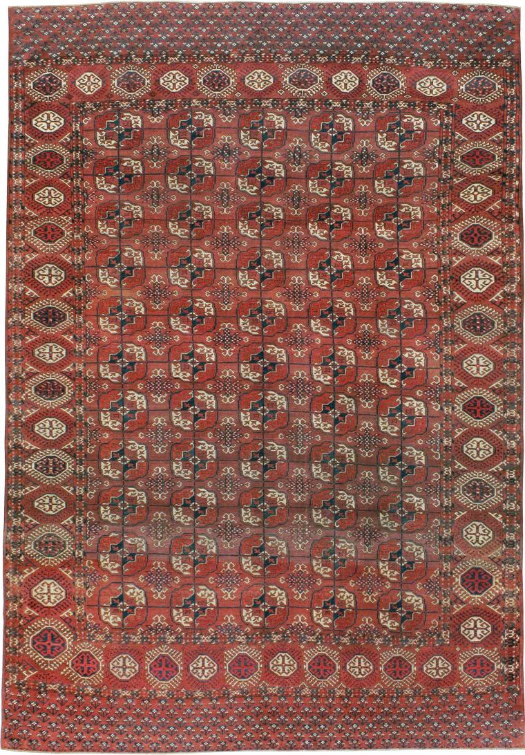 Antique Central Asian Tekke Rug, No.18529 - Gss