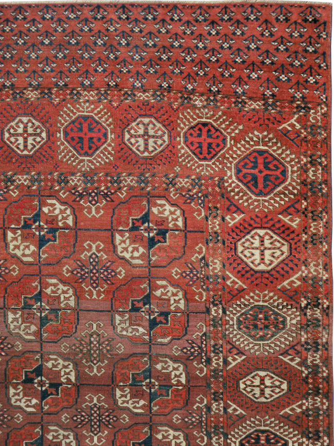 Antique Central Asian Tekke Rug, No.18529 - Gss