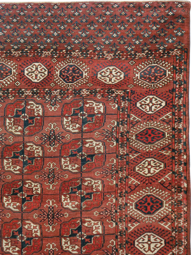 Antique Central Asian Tekke Rug, No.18529 - Gss