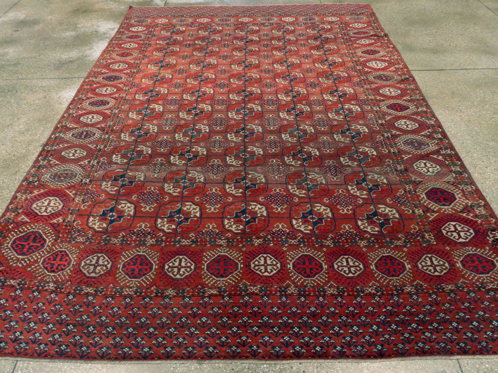 Antique Central Asian Tekke Rug, No.18529 - Gss