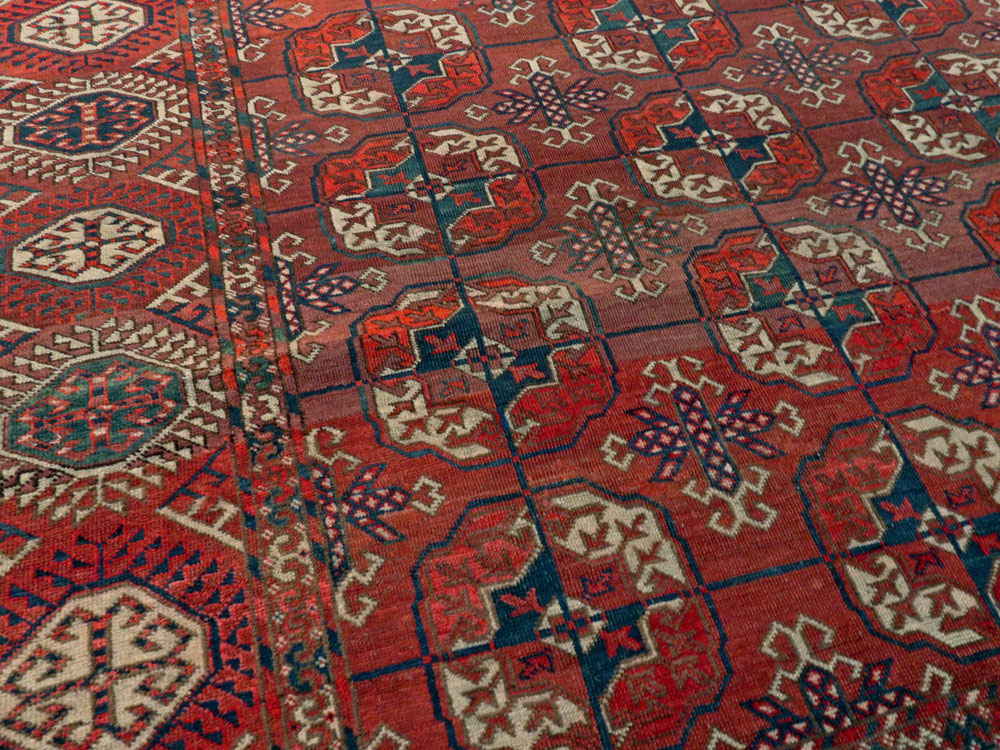 Antique Central Asian Tekke Rug, No.18529 - Gss
