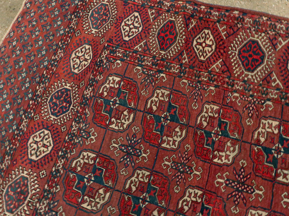 Antique Central Asian Tekke Rug, No.18529 - Gss