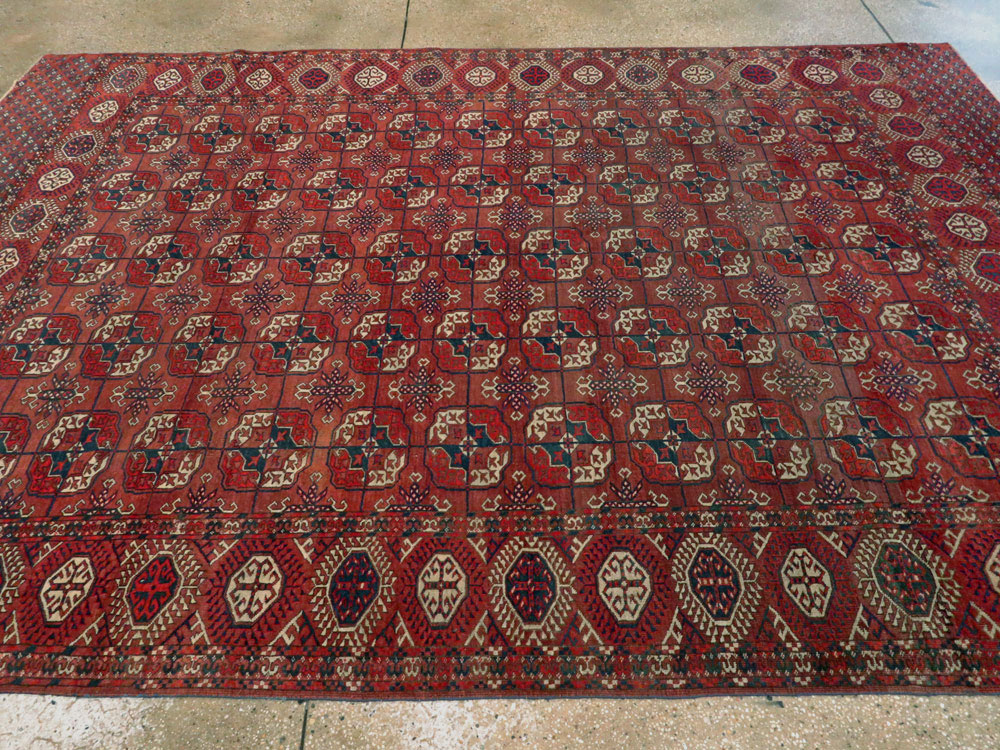 Antique Central Asian Tekke Rug, No.18529 - Gss