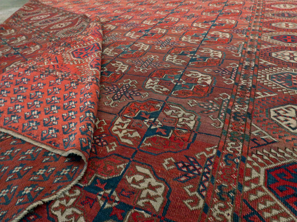 Antique Central Asian Tekke Rug, No.18529 - Gss