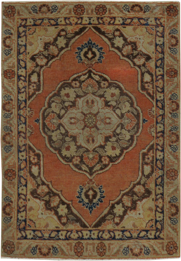 Antique Persian Tabriz Rug, No.18558 - Gss