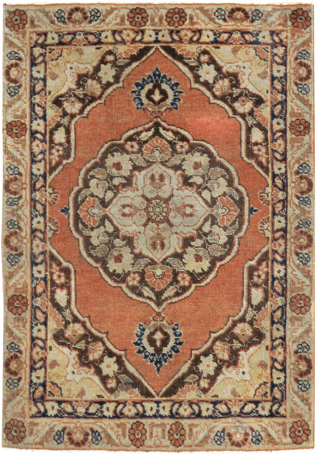 Antique Persian Tabriz Rug, No.18558 - Gss
