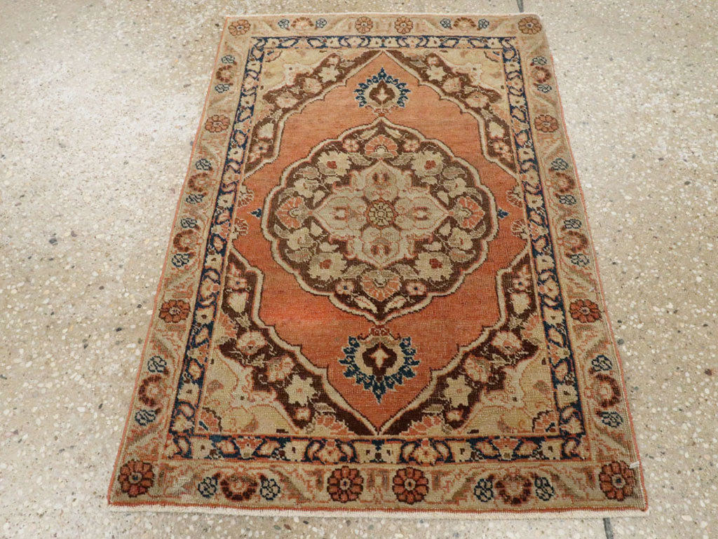 Antique Persian Tabriz Rug, No.18558 - Gss