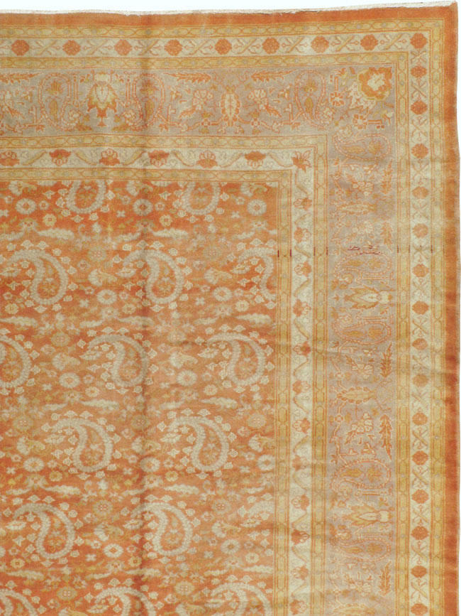 Antique Turkish Oushak Carpet, No.18569 - Gss