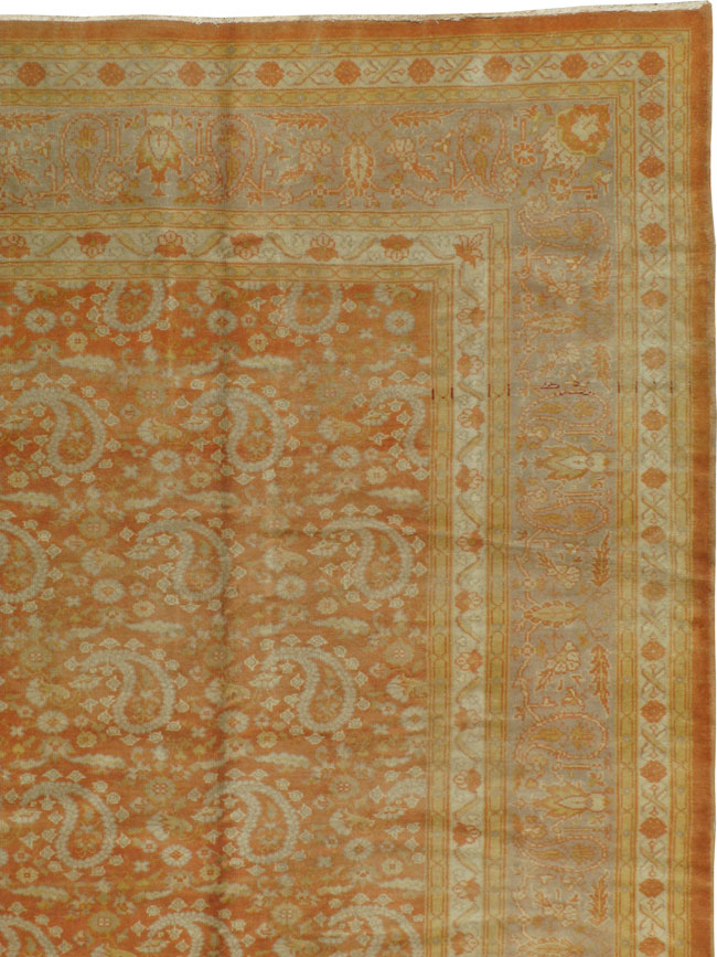Antique Turkish Oushak Carpet, No.18569 - Gss
