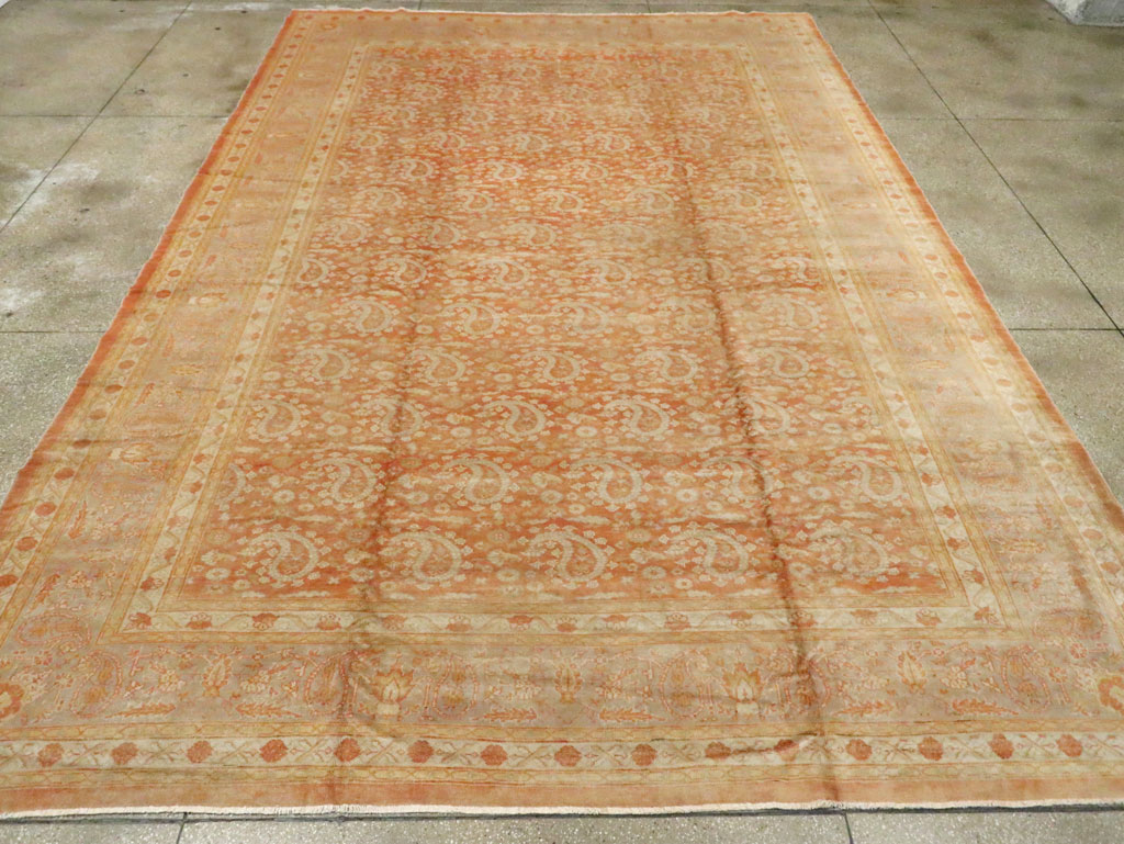 Antique Turkish Oushak Carpet, No.18569 - Gss