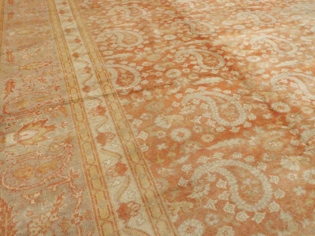 Antique Turkish Oushak Carpet, No.18569 - Gss