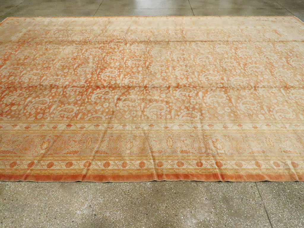 Antique Turkish Oushak Carpet, No.18569 - Gss