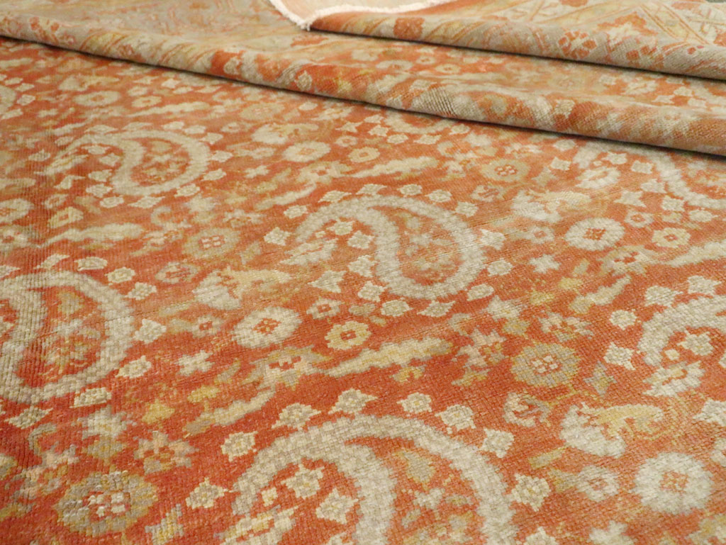 Antique Turkish Oushak Carpet, No.18569 - Gss