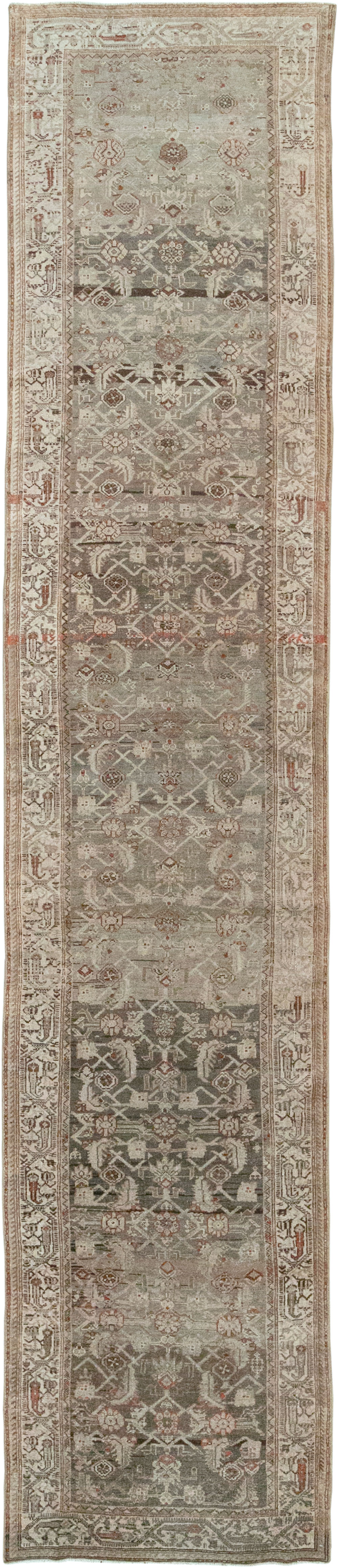 Antique Persian Malayer Runner, No.18576 - Gss