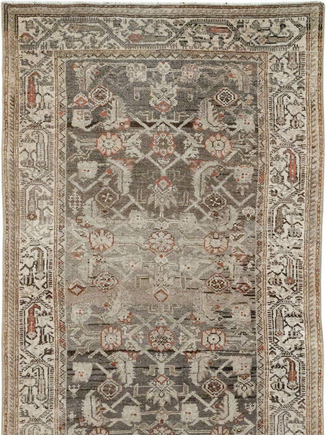 Antique Persian Malayer Runner, No.18576 - Gss