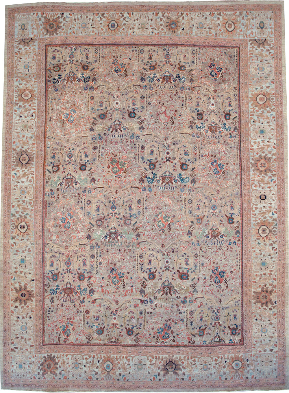 Antique Persian Mahal Carpet, No.18579 - Gss